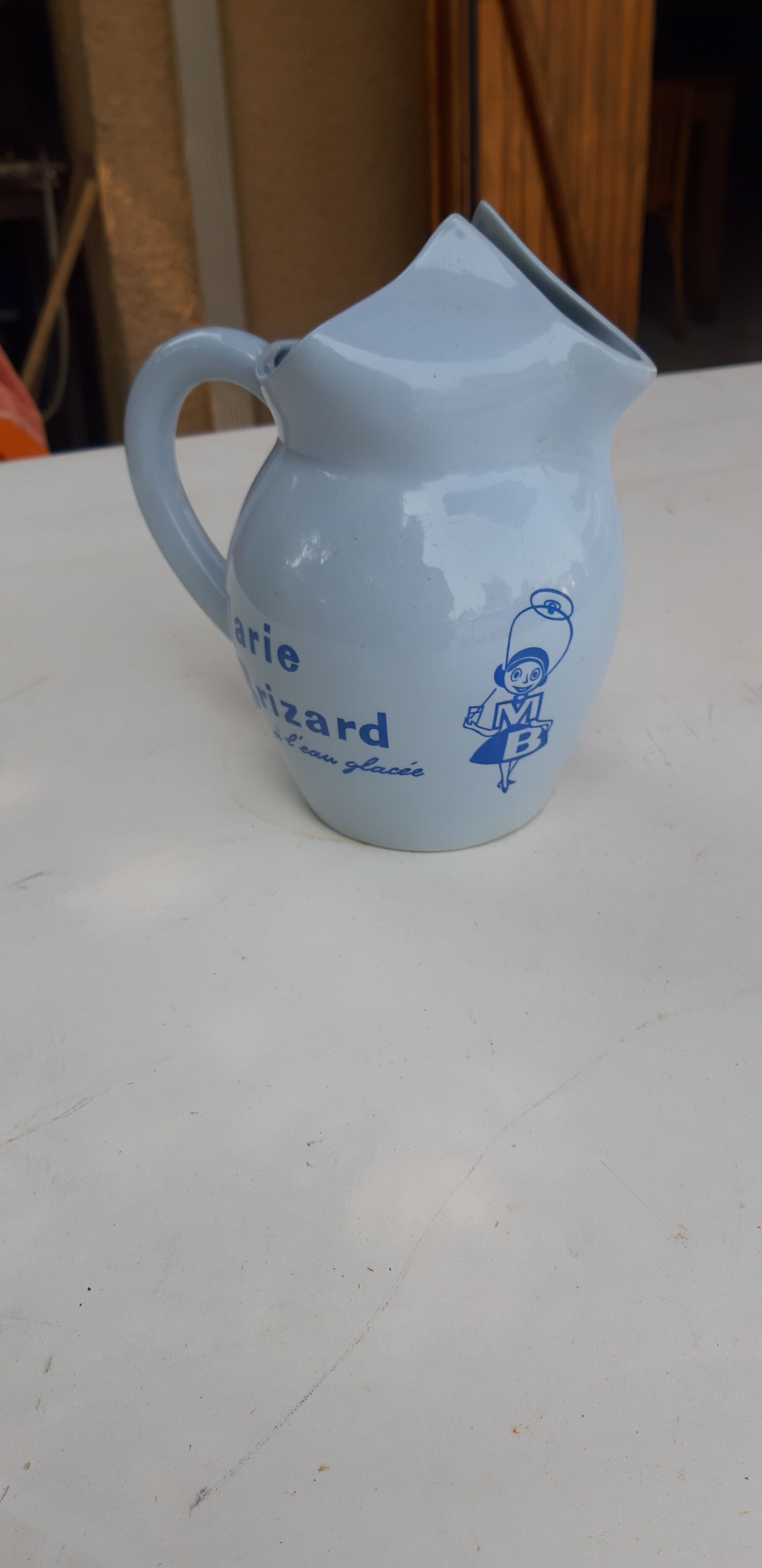 Pitcher Marie Brizard Digoin Sarregueminnes