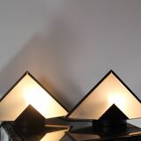 Paire de lampea Pyramide, Allemagne 1980