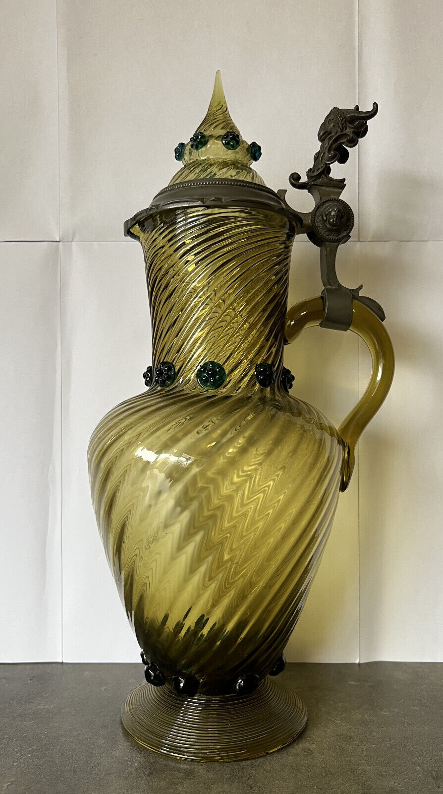 Napoleon III era Murano glass pourer circa 1880