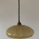 Clichy glass pendant lamp from the 1930s