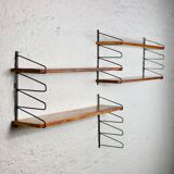Set of modular shelves String style