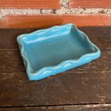 Old Poche D YRONDY Turquoise Blue Ceramic Made In France Wine