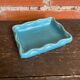 Vide Poche Ancien D YRONDY Céramique Bleu Turquoise Made In France Vin