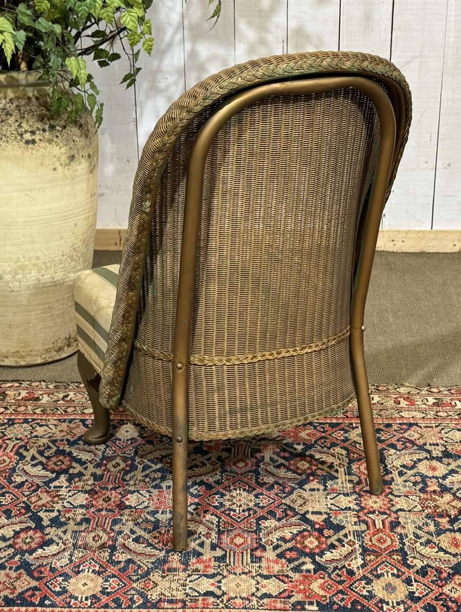Chauffeuse anglaise de la maison LLOYD LOOM des années 1930