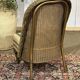 Chauffeuse anglaise de la maison LLOYD LOOM des années 1930
