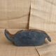 Raku vase signed free form