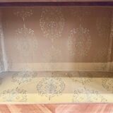 Wooden drop-leaf secretary in Louis XV style – Floral decoration