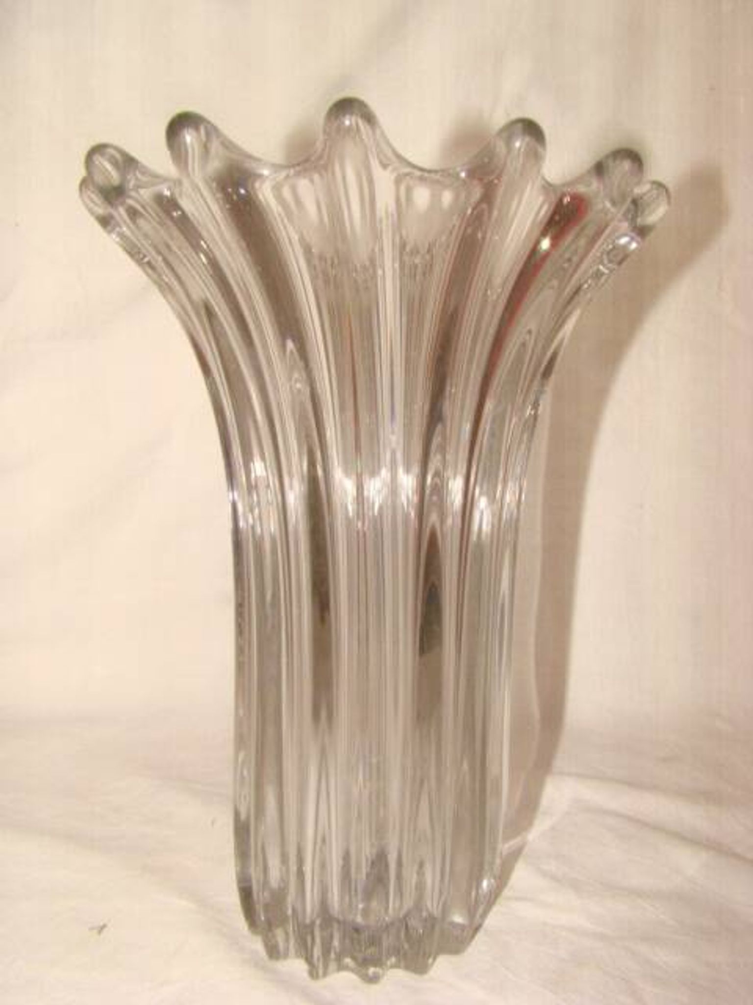 Vase en cristal, années 60