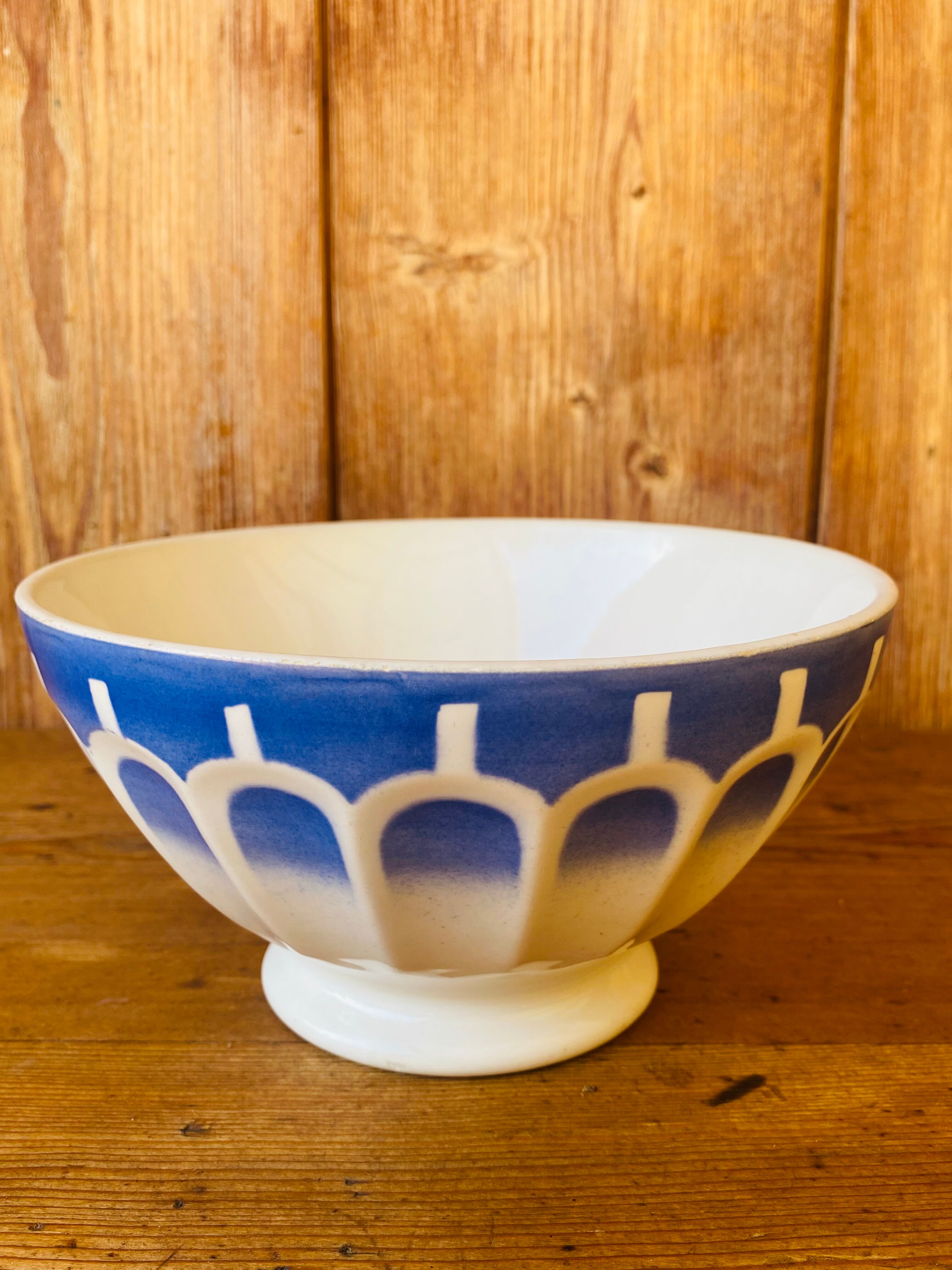 Duo of old bowls Digouin France
