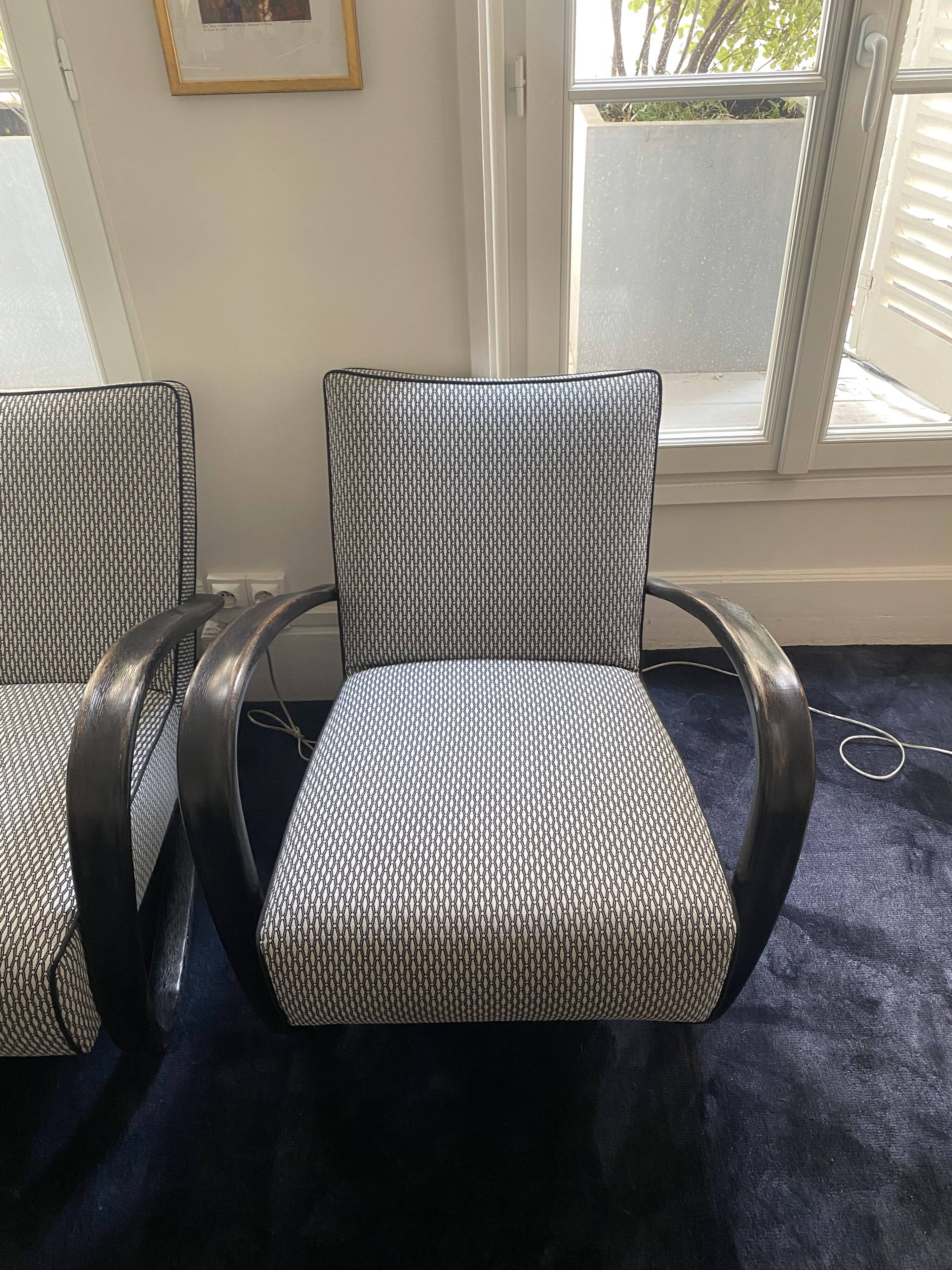 Vintage Jindrich Halabala Armchairs