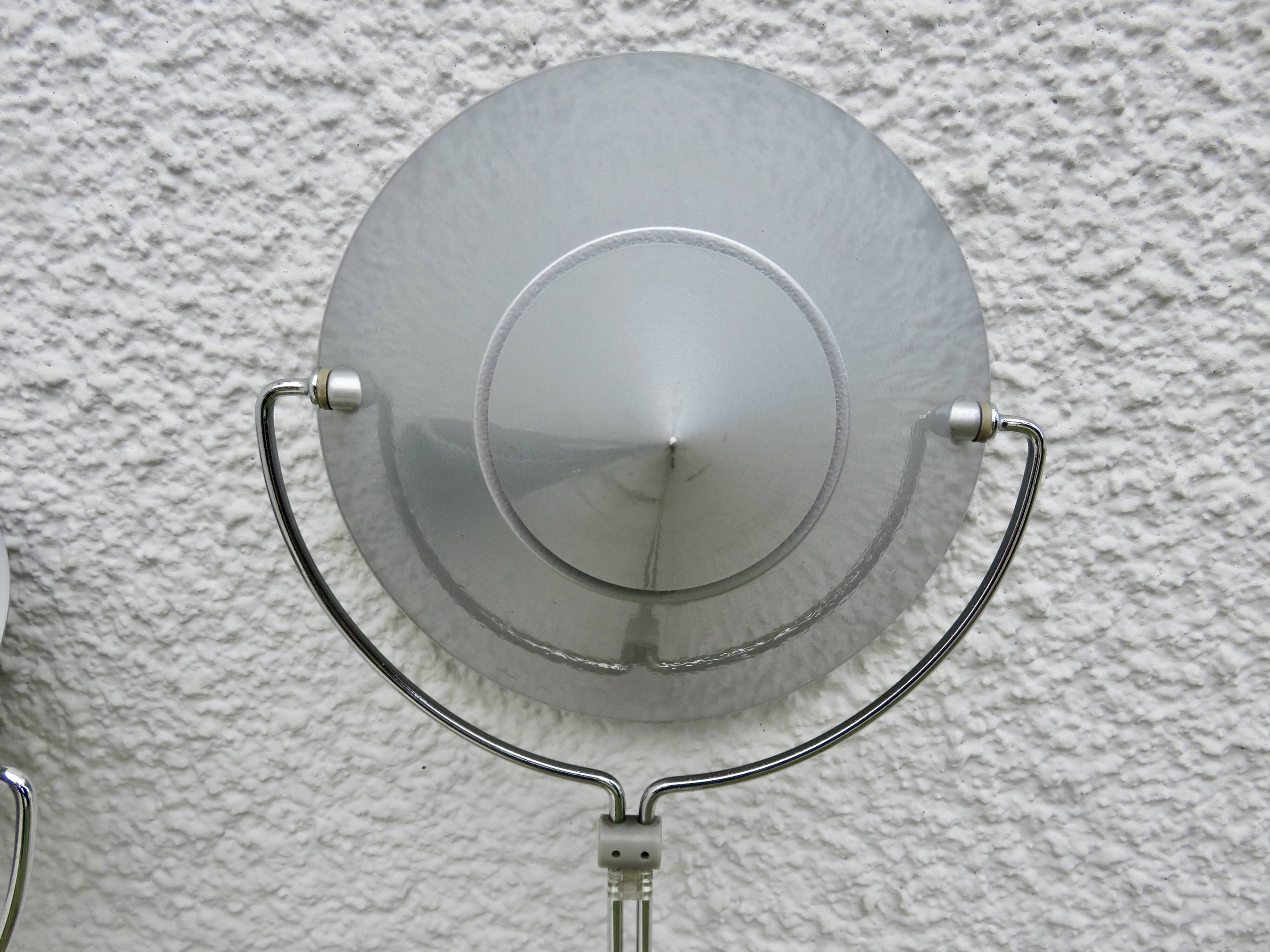 Set of 4 Artemide "mikado" pendant lights, FA Porsche design, 80s