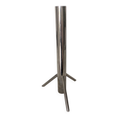 Bougeoir tripode moderniste en métal design années 70