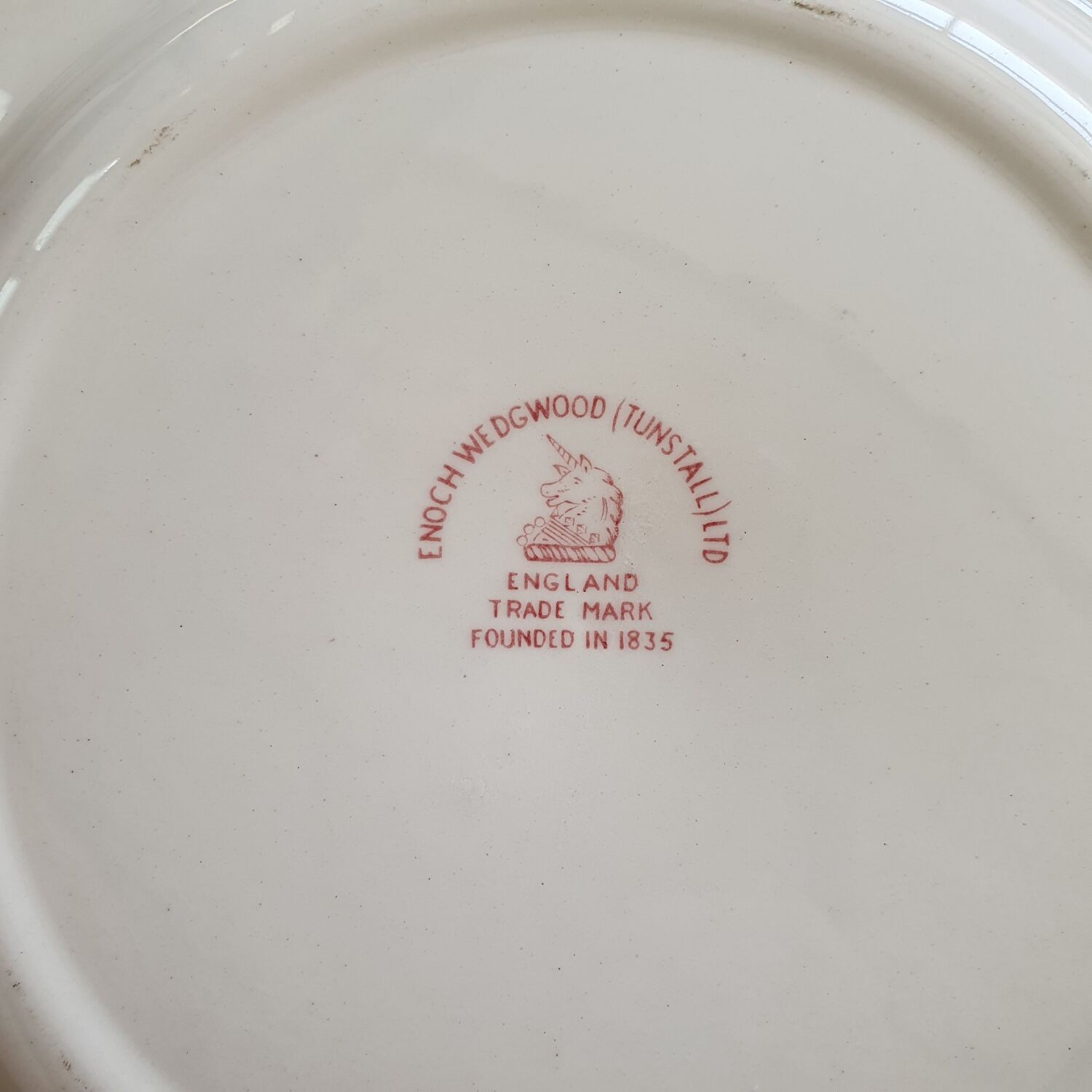 English faience plates Enoch Wedgwood