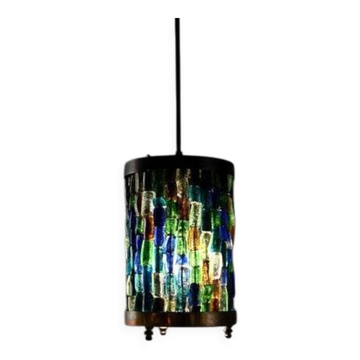 Lustre vintage en laiton