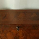 20th century walnut sloping secretary