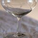 6 mouth-blown champagne glasses 50s