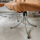 4 chaises pivotantes Gastone Rinaldi pour Rima