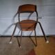 6 vintage school chairs