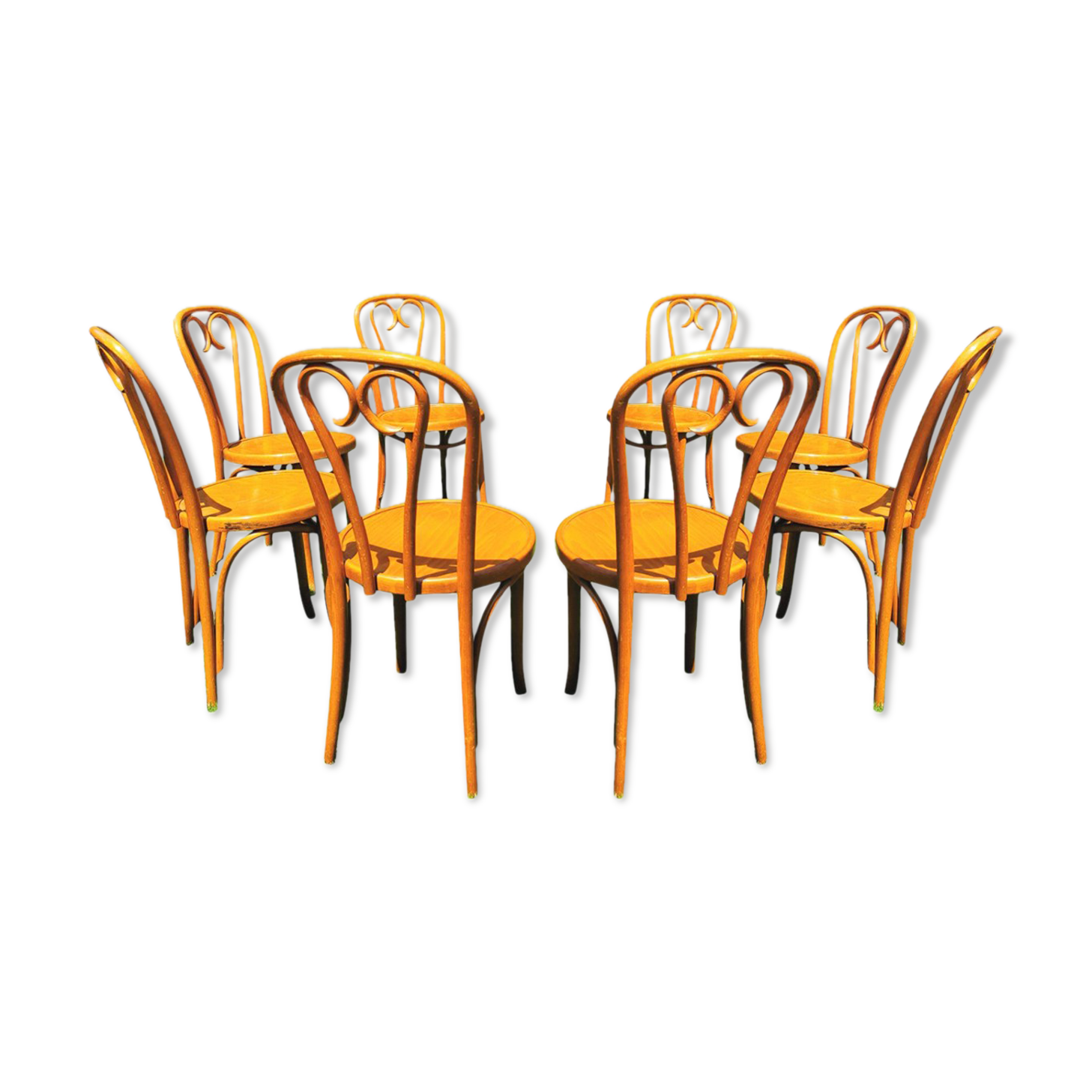 8 chaises bistrot
