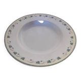 Plat rond creux Limoges Guy Degrenne modèle corynthe