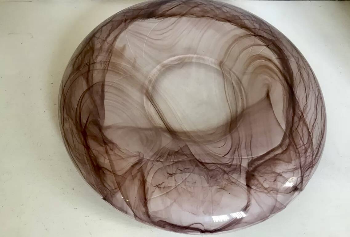 Art Deco glass cup attributed to G.Davidson