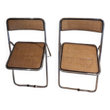 2 Midcentury folding chairs