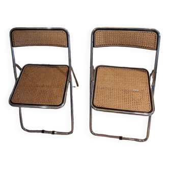 2 Midcentury folding chairs