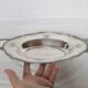 Service silver metal punch bird Phoenix tray handle