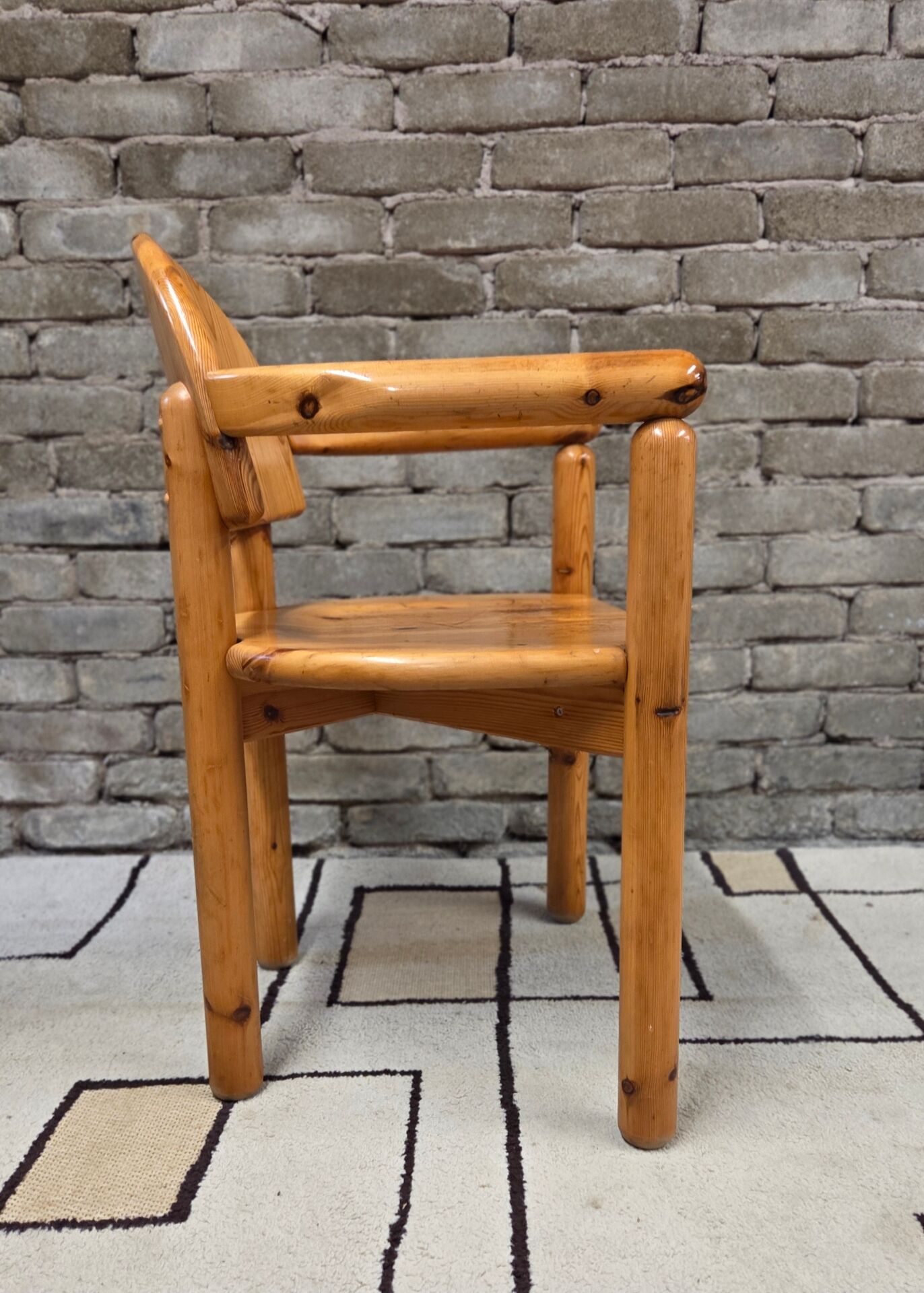 Rainer Daumiller armchair in solid pine – Danish design from the 1970s
