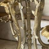 Victorian brass candlestick