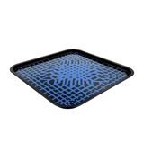 Victor Vasarely, Space age Op art metal tray, Limited edition Metalgraf Ita