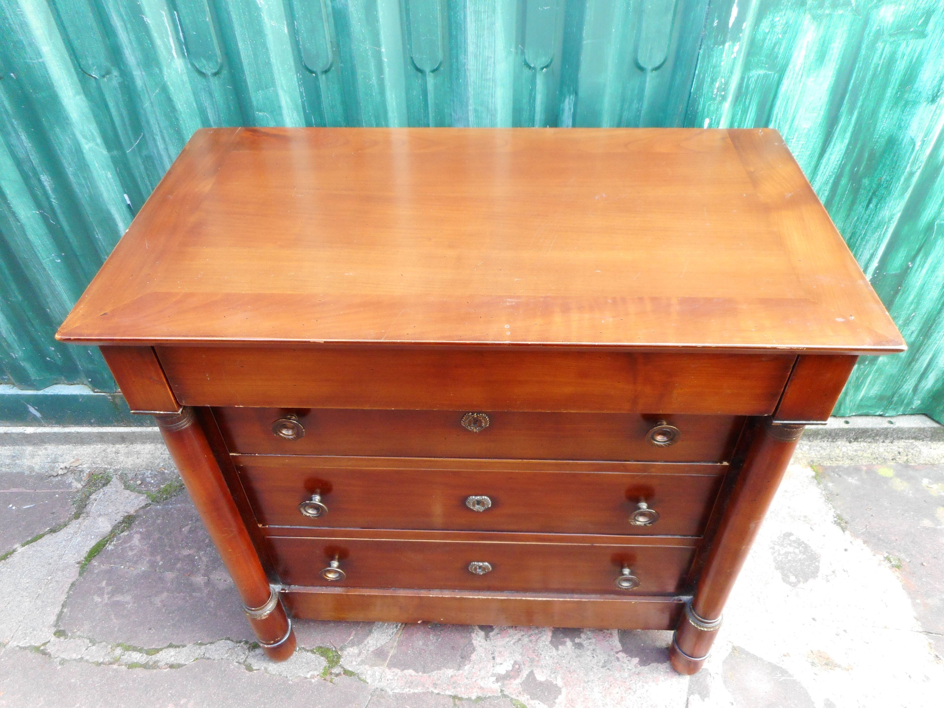 Empire style chest of drawers
