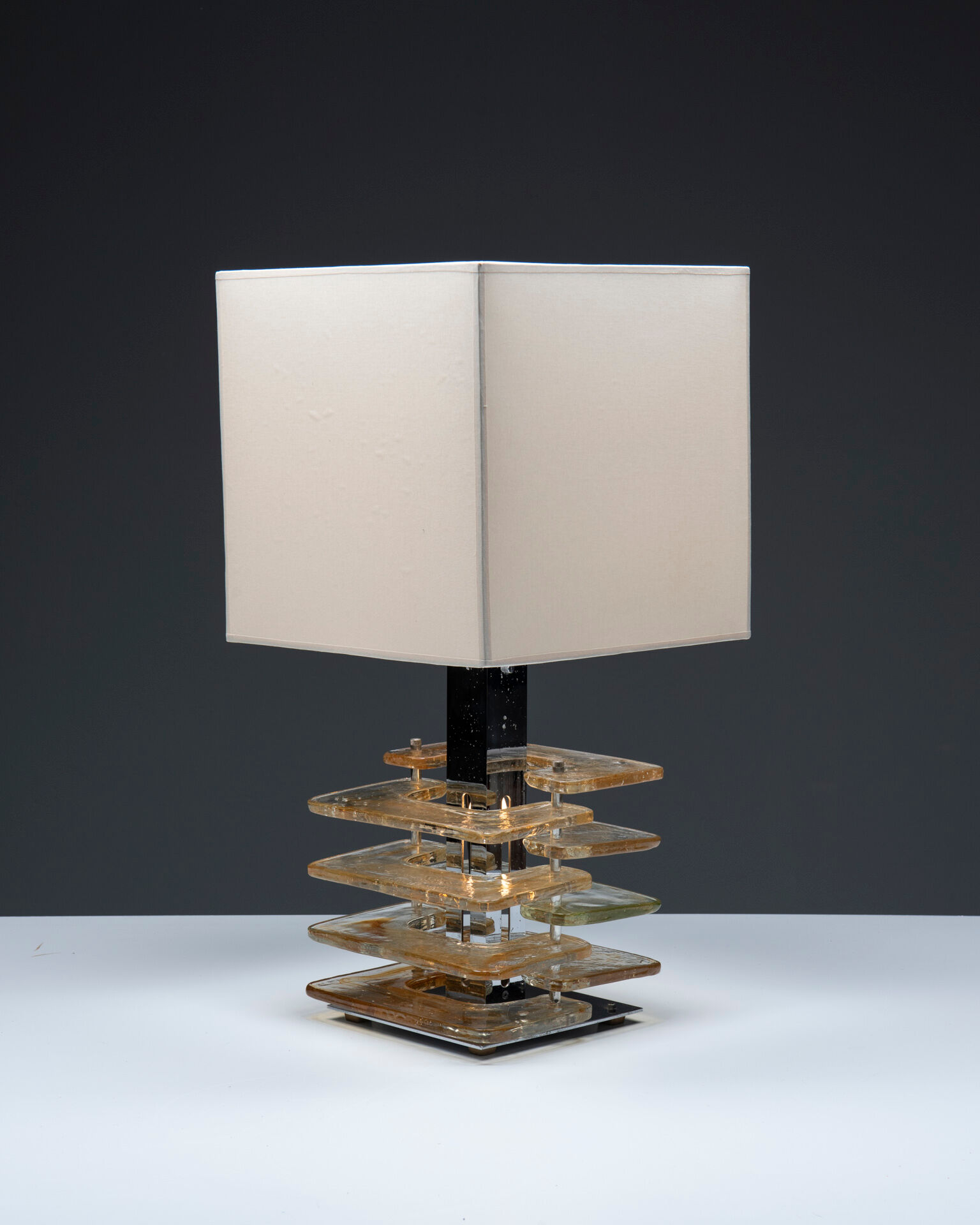 Table lamp with Murano glass base 1960s