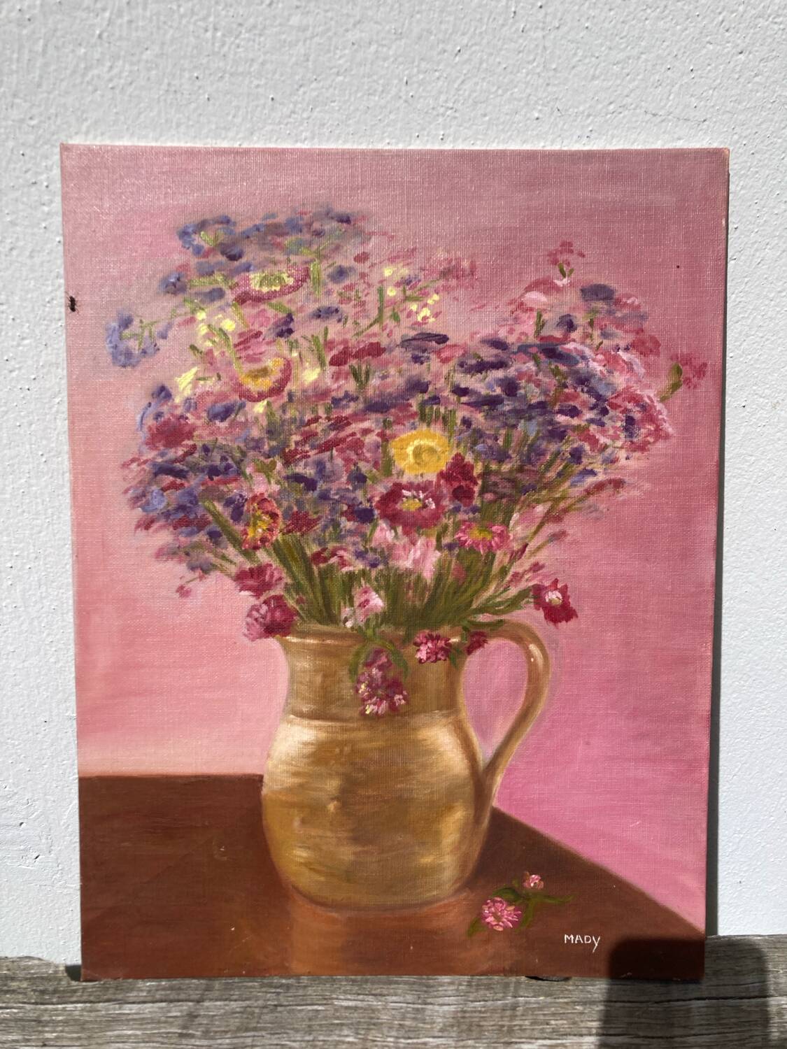 Bouquet of flowers oil painting