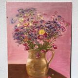 Bouquet of flowers oil painting