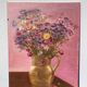 Bouquet de fleurs tableau peinture à l’huile