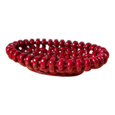 Coupe à fruits tressée J.Massier Vallauris