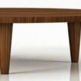 Vintage Scandinavian teak coffee table