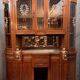Very Rare Empire Half-Moon Shaped Library Buffet with Putti