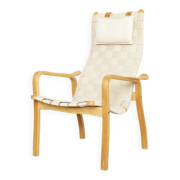 Fauteuil Lounge 'Primo High' d'Yngve Ekström pour Swedese