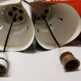 Vintage perforated metal suspensions