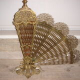 Firewall brass Louis XVI model Peacock tail (peacock)