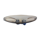 Mid-Century Art Glass Bowl by Zelezno Borske Sklo, 1960's