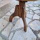 Art Deco tripod piano stool