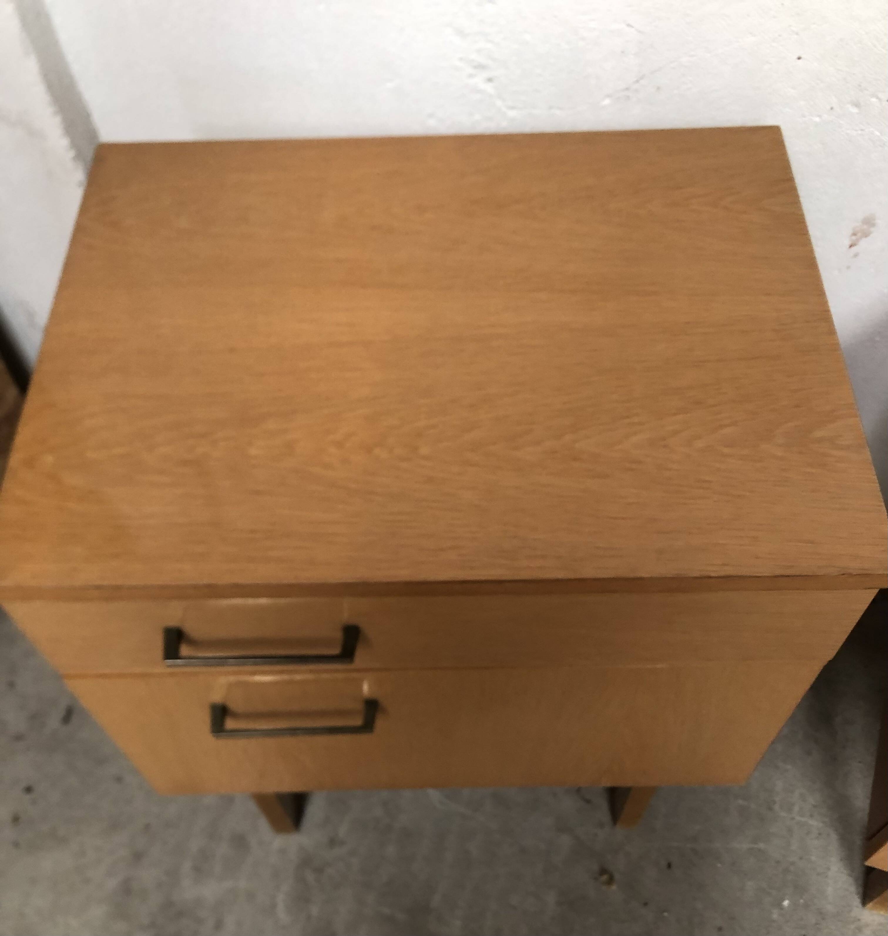 Pair of bedside tables, 1960s