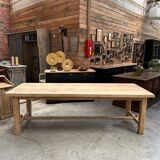 Solid oak farmhouse table