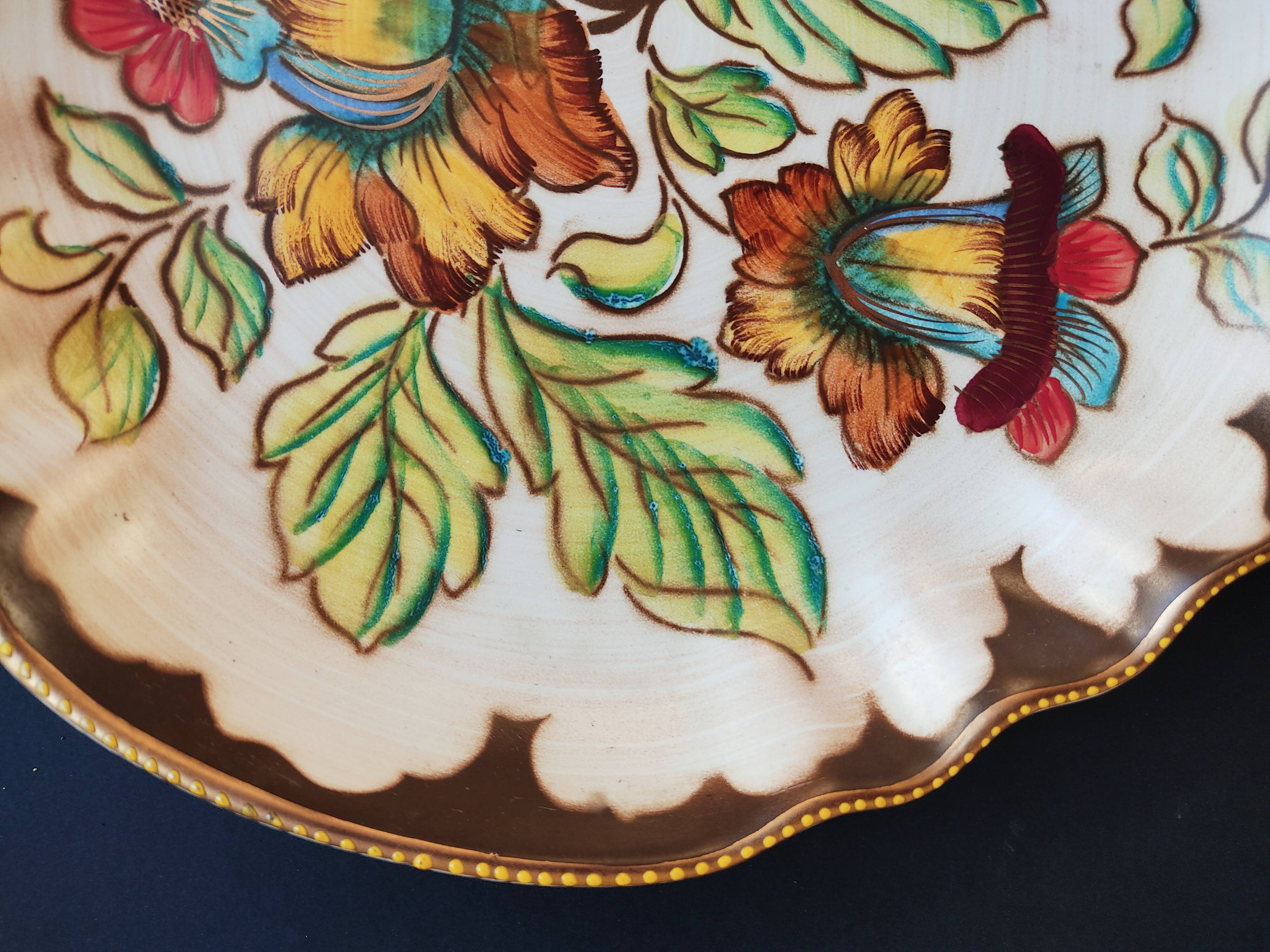 Dish Hubert Bequet décor Fabiola