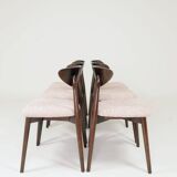 Dining Room chairs set of 6 pale pink Scandinavian design
