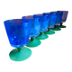 6 verres bullé Villeroy & Boch Serra Blue