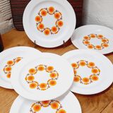 Set 6 assiettes dessert Arcopal